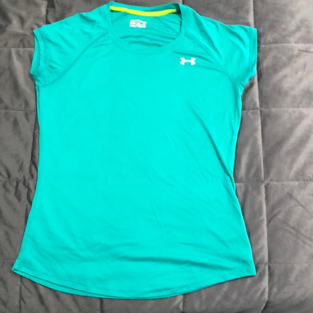Under armor heat gear, green, like new